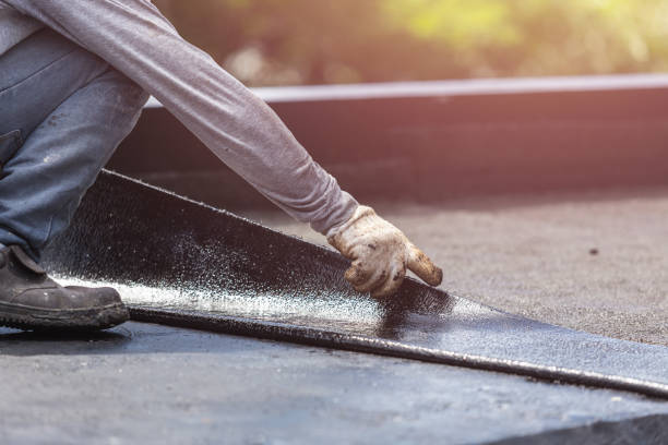 Professional Basement Waterproofing technician working in Pleasant Ridge, MI